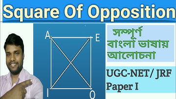 Square of Opposition /Syllogism / Logical  Reasoning / UGC NET Paper-I