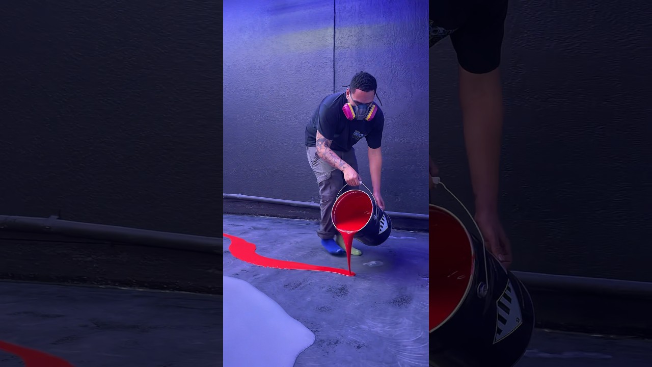 METALLIC EPOXY FLOOR GOALS 💪