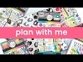 Plan with me in The Happy Planner with COLOR ME HAPPY stickers