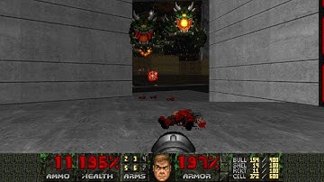 Doom 2 - 1000 Lines 3 Community Project (Map 4: Monuments of Mars) UV-Max (Map Author: reflex17)