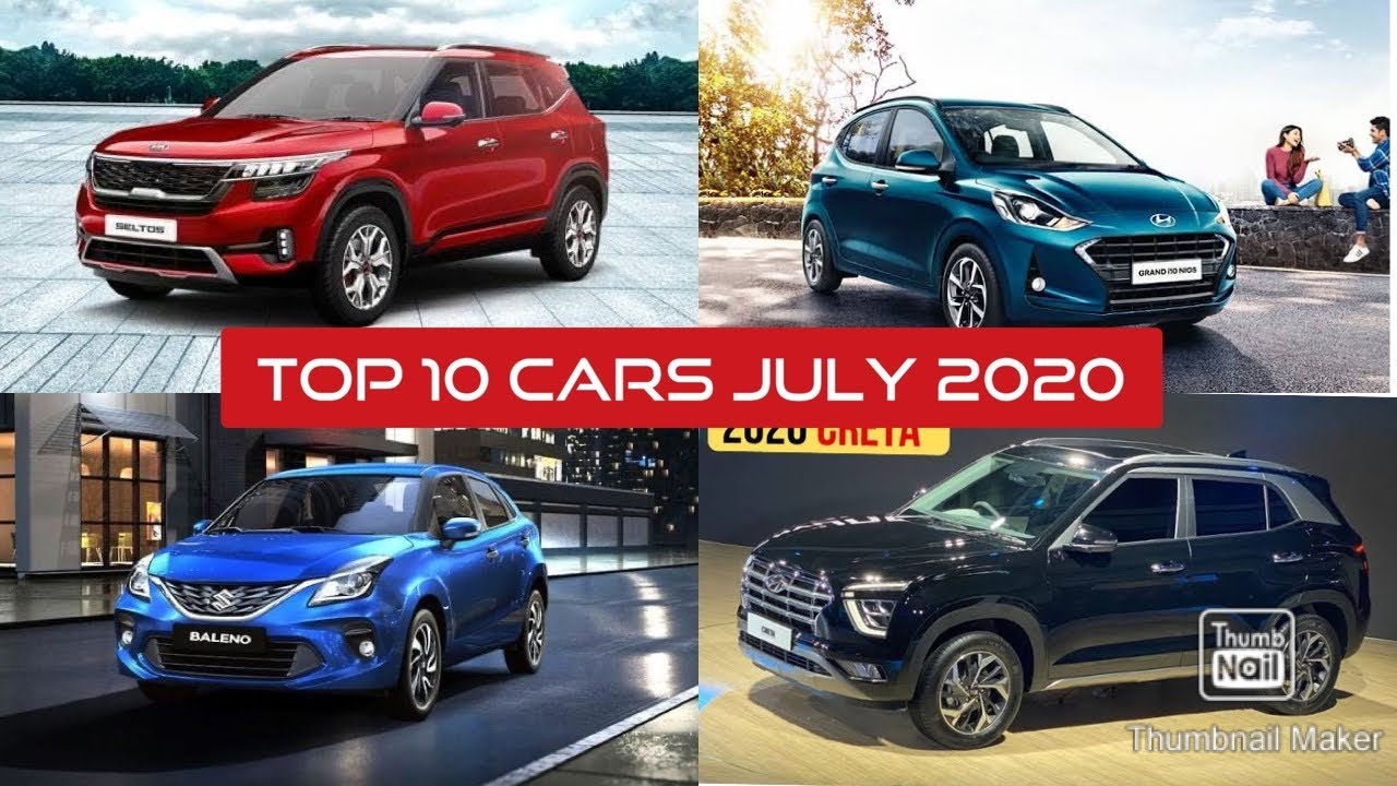 Top 10 BEST SELLING CARS JULY 2020 AutoXone INDIA 🇮🇳 YouTube