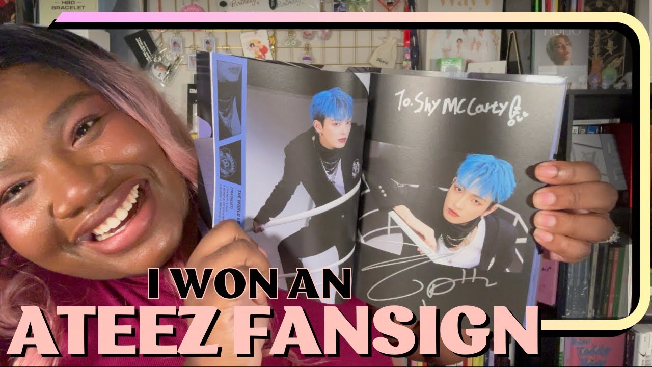 I SPOKE TO KIM HONGJOONG | How I Accidentally Won An Ateez Fansign ...