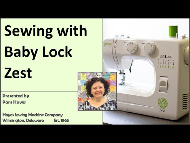 Baby Lock Zest Sewing Machine