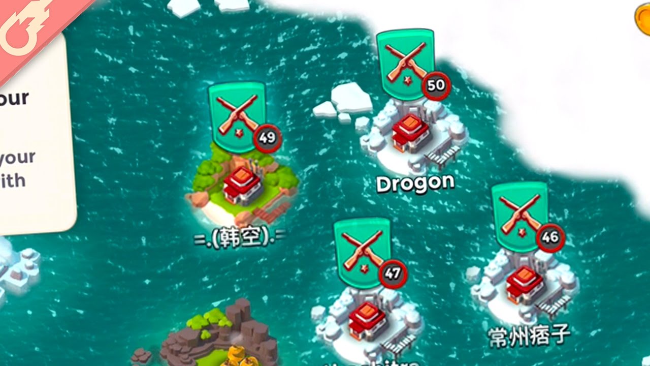 Boom Beach These Player Bases are Insane... Mini Reject and Free to Play Gameplay! high level enemies