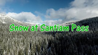 Snow at Santiam Pass