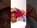 simple gele tutorial ✅ how to tie rose gele #simplegele #headtie #reels