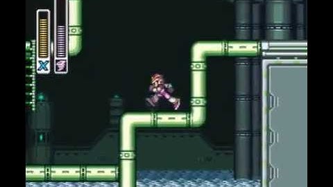 Megaman X Walkthrough Part 4 - Flame Mammoth