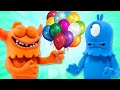 Momo and Tulus - Balloon Fun | Funny Monster Cartoons for Kids | Cartoon Candy