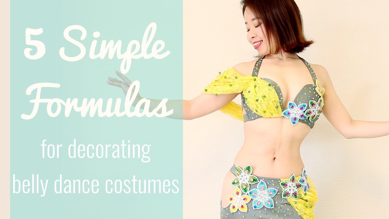 How to Decorate Belly Dance Costumes: 5 Simple Formulas that Work! -  SPARKLY BELLY