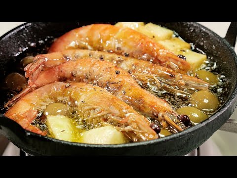 새우 감바스 만들기 | Garlic-Flavored Shrimp Gambas | 감바스 알 아히요 | Gambas al ajillo