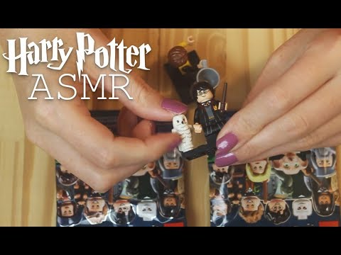 ASMR Harry Potter minifigure LEGO blind bags (🎧 soft spoken, LEGO sounds)