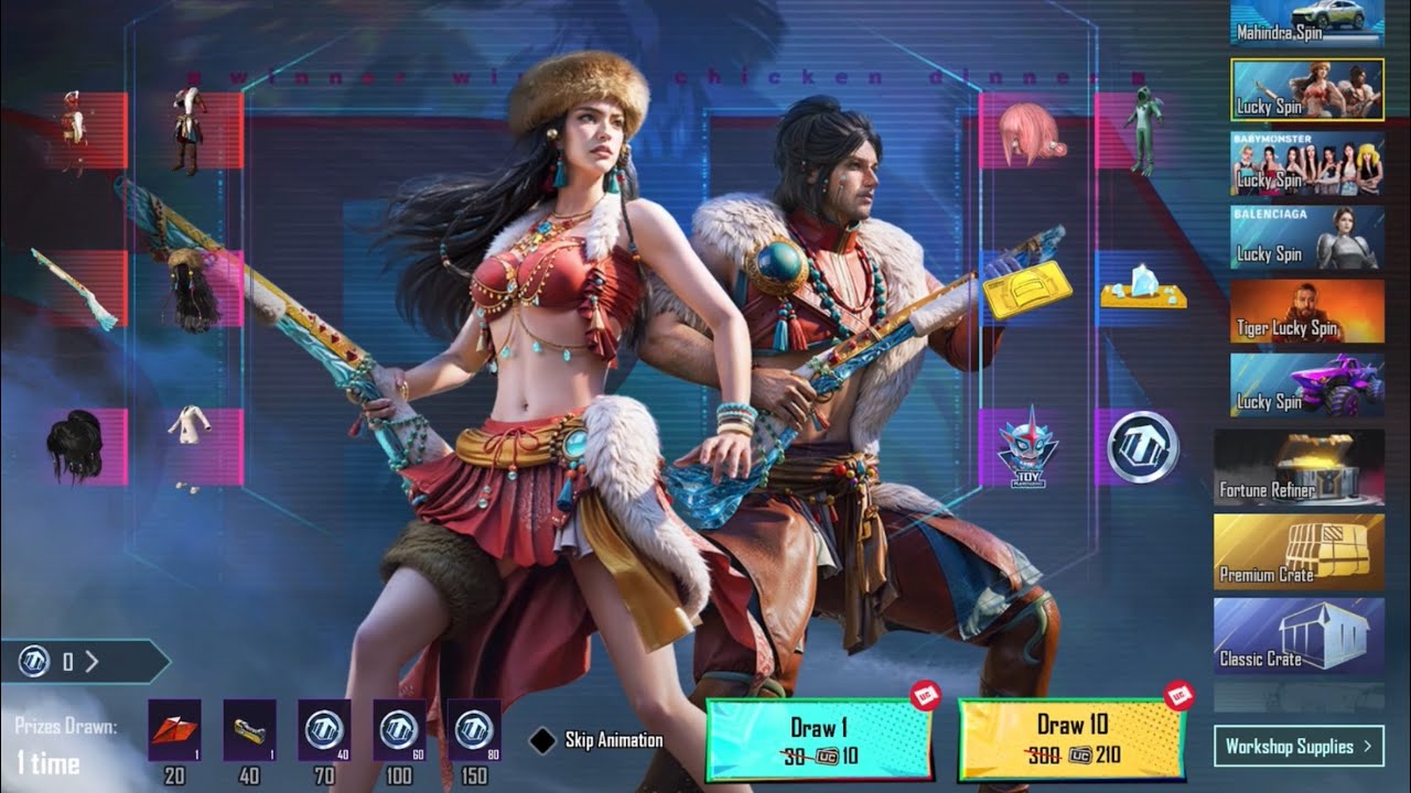 New Lucky Spin Opening BGMI