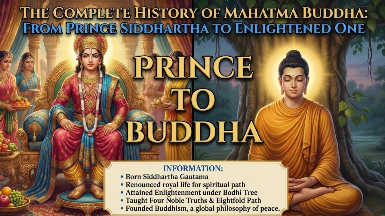 The Complete History of Mahatma Buddha: From Prince Siddhartha to Enlightened One