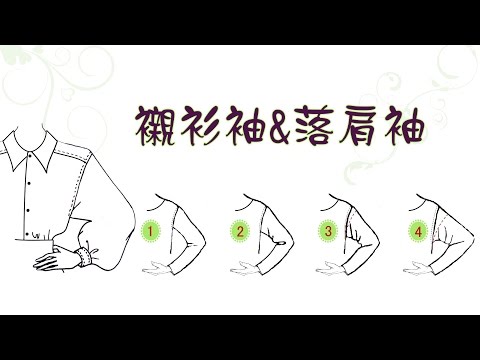 專業服裝打版與製作---襯衫袖與落肩袖(上)