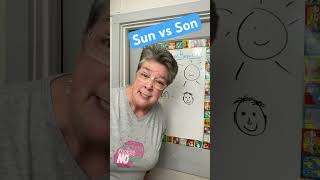 Pronunciation Son vs Sun easyenglish improveyourengliahlanguagelearningenglish ingles