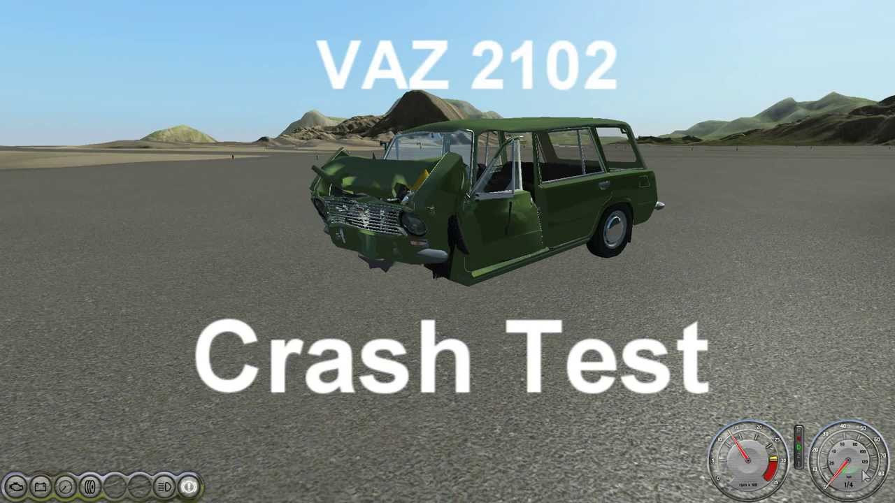 Rigs of Rods - VAZ 2102 Crash Test - YouTube