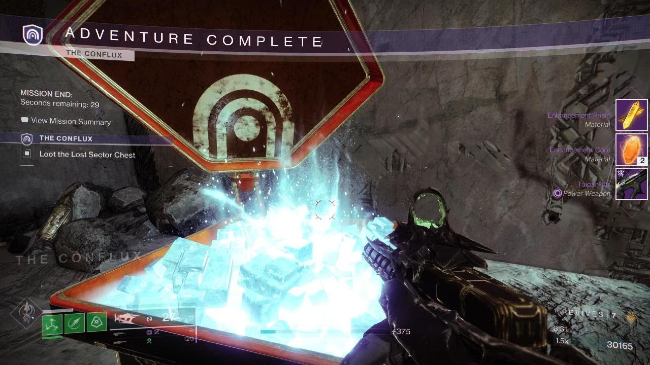 Destiny 2 - The Conflux. Extremely easy material farm (+ Exotics)