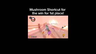 Mario Kart 8 Deluxe - Clutch steal shortcut for 1st Place! #shorts #mariokart #mariokart8deluxe