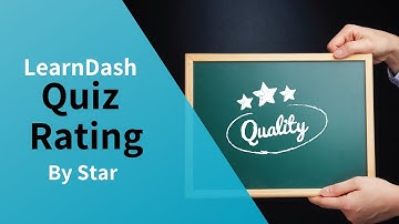 LearnDash Quiz Rating By Star