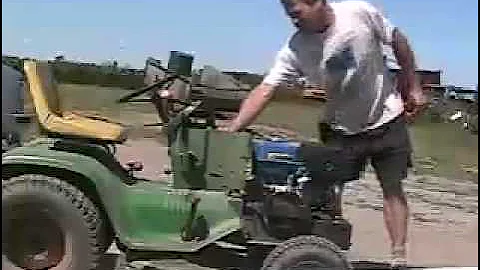 Davidsfarm   0226   4xGLj6CosdM   HQ   john deere lawntractor motor swap