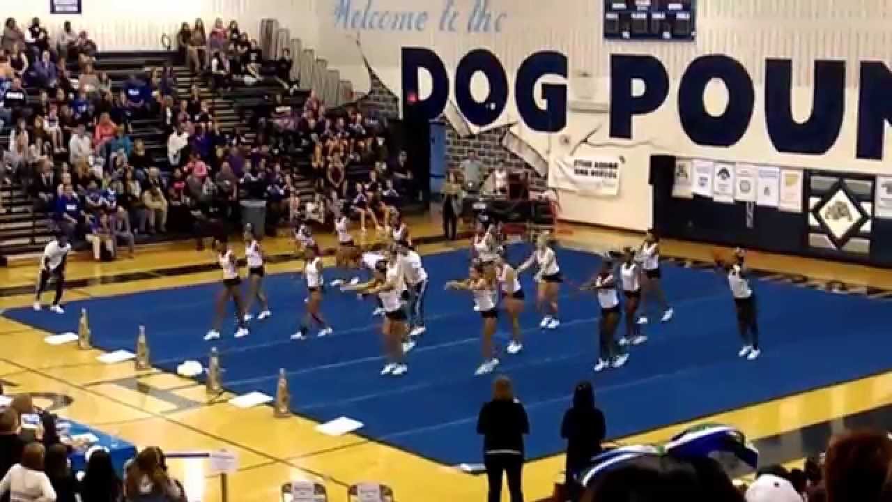 CD Hylton High School CheerVarsity 2015 Spirit Bowl YouTube