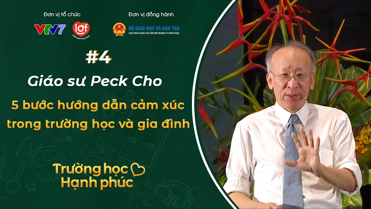 Outline Video 5 bước của hướng dẫn cảm xúc | GS Peck Cho | Thay đổi vì một trường học hạnh phúc