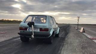 16Vampir VW Golf Mk1 16V Turbo 4motion Testläufe Turboscheune Test & Tune 29.10.2016