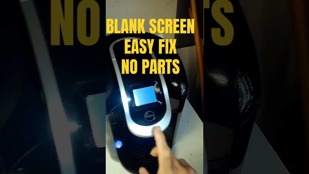 ☕️KEURIG COFFEE MAKER - BLANK SCREEN - EASY DIY FIX ✨ 