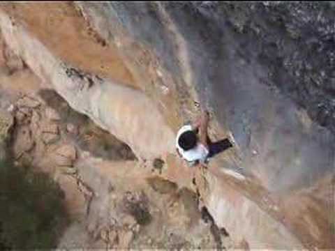 Ramón Julián en la Rambla, 9a+