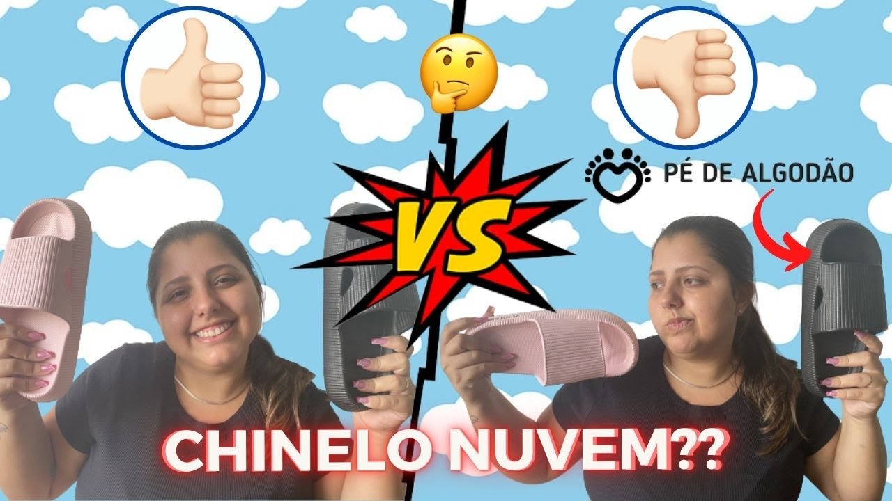 COMPREI UM CHINELO NUVEM DA PÉ DE ALGODÃO - O QUE EU ACHEI?
