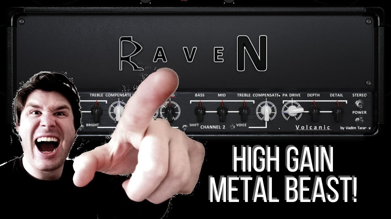 Raven Volcanic Free Metal Amp Sim Plugin by Vadim Taranov - New For 2020