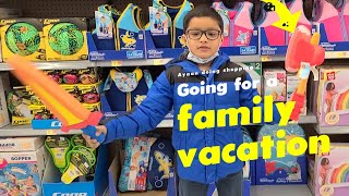 Ayaan going to vacation | last minute shopping | buying beach toy | On the way Florida screenshot 5