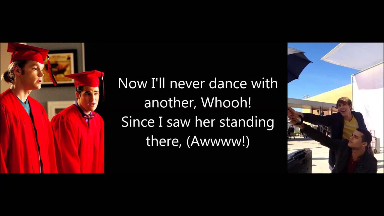 Glee - I Saw Her Standing There (Lyrics)