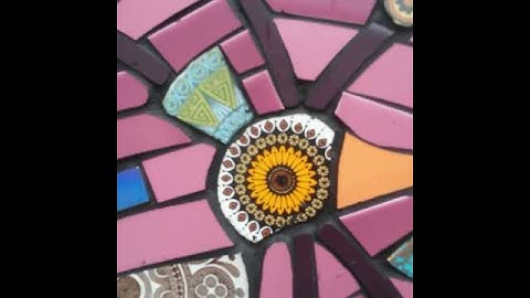 Fence Panel Mosaic installed Dec 2016