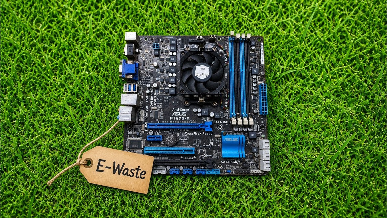 Can you build a pc using parts destined for scrap? - YouTube