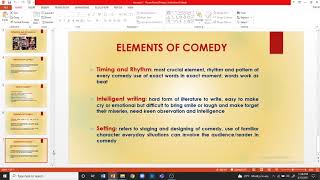 Definition and Elements of Comedy -  Jayashri Teli