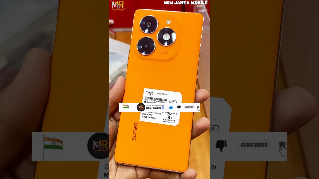 Itel S23+ | 3D Curved Amoled Display | 16GB*RAM+256GB ROM | SIRF ₹ 13999 #shorts #viral #itels23plus