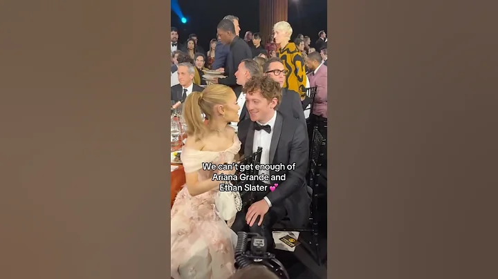 Ariana Grande & Ethan Slater together on #sagawards 🥺 #arianagrande #trend #trending #wicked #short