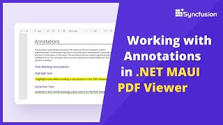 Celebrity Working with Annotations in .NET MAUI PDF Viewer Profile