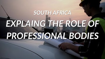 South Africa: The Role of Professional Bodies