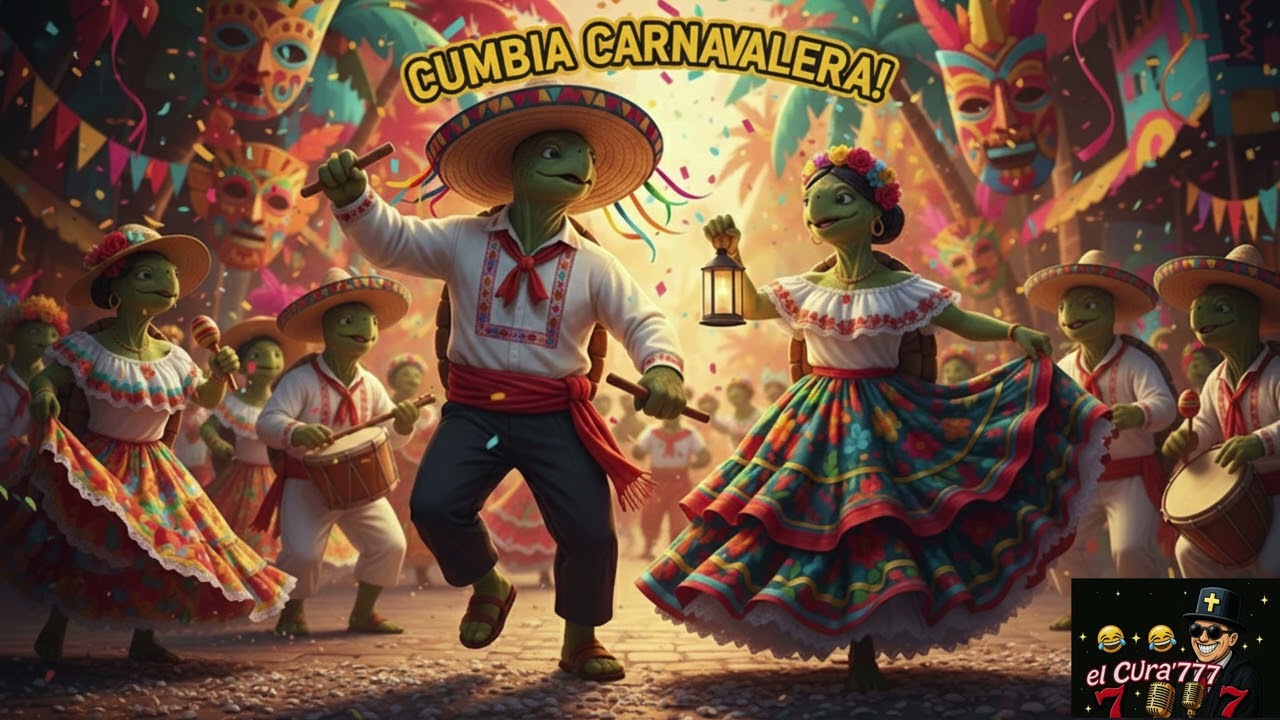 🪸🐢 CUMBIADA DE TORTUGAS CARNAVAL 2026 🐢🪸 ¡Baila Sin Parar! 🔥 #CumbiaViral
