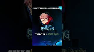 Best Free fire X Anime collaboration 🔥📈 #wildfire #freefire #naruto #gintama #demonslayer #jjk #blue