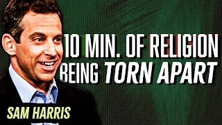 10 Minutes of Religion being DESTROYED by Sam Harris