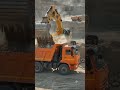 Soil Excavation work #construction #site #dumptruck #excavator #Excavation
