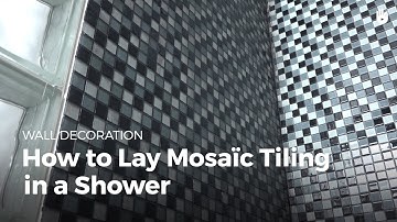 How to Lay Mosaic Tiles in a Shower | DIY Projects