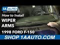 How to Replace Windshield Wiper Arms 1997-2003 Ford F-150