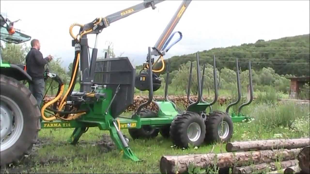 Remorca forestiera FARMA CT 7.00 - 14 WD