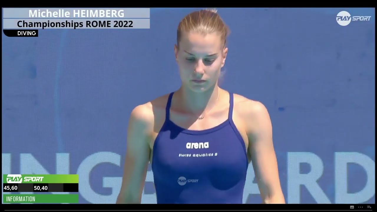 Elisa PIZZINI l Michelle HEIMBERG 1M spingboard l Championships ROME 2022