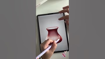 Procreate : How I draw a vase