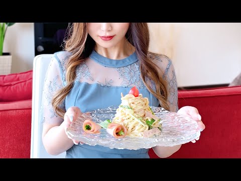 【セブン風スパサラ】1ヶ月ぶりに大量のマヨネーズをキメてしまう女｜Pasta salad. ｜vlog